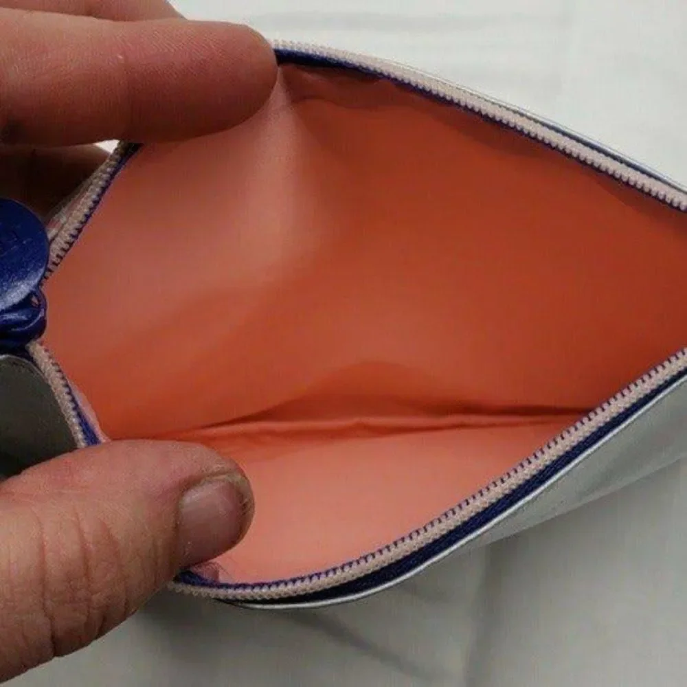 Ispy metallic umbrella makeup cosmetic‎ bag clutch